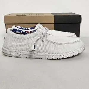 Hey Dude | Shoes | Hey Dude White And Multicolor Loafers  display picture 3